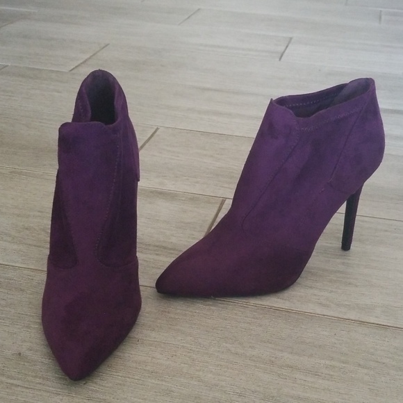 Shoes - Suede Sock Booties